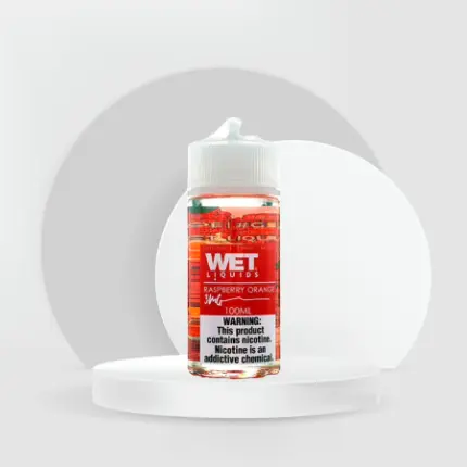 wet raspberry orange