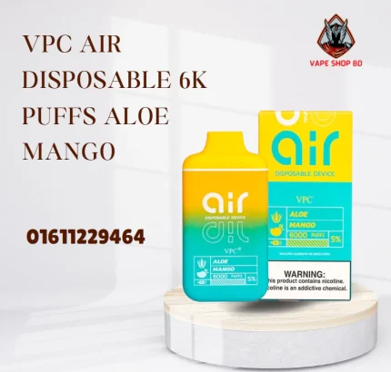Air Disposable 6000 Puffs Aloe Mango By