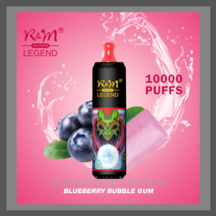 R&M LEGEND-BLUEBERRY BUBBLEGUM – DISPOSABLE VAPE