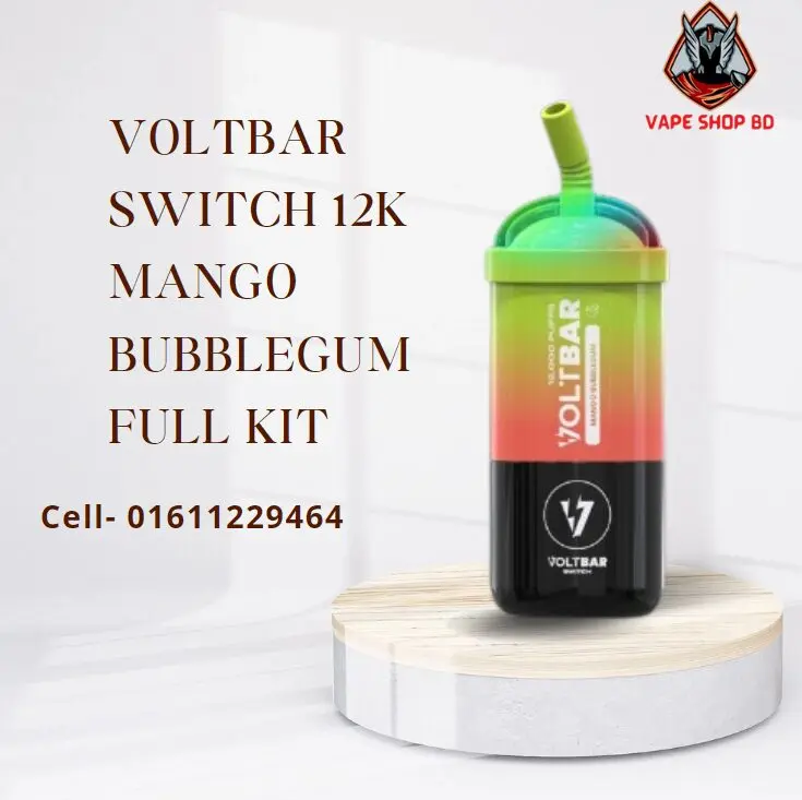 Voltbar Switch 12K Mango Bubblegum Full Kit Voltbar Switch 12K Mango Bubblegum Full Kit