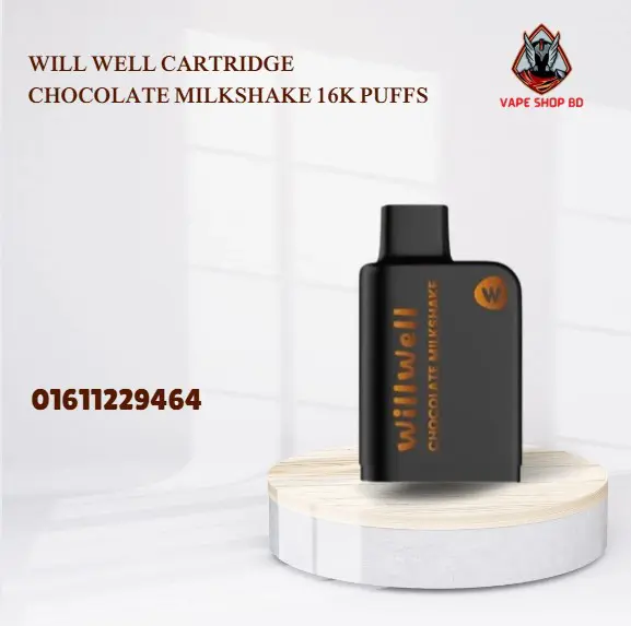 Will Well Cartridge Chocolate Milkshake 16K Puffs Will Well Cartridge Chocolate Milkshake 16K Puffs