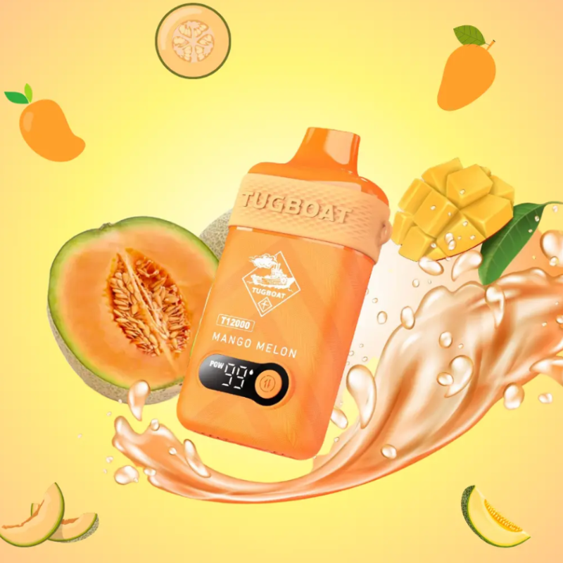 Tugboat 12000 Puffs Mango Melon with Display