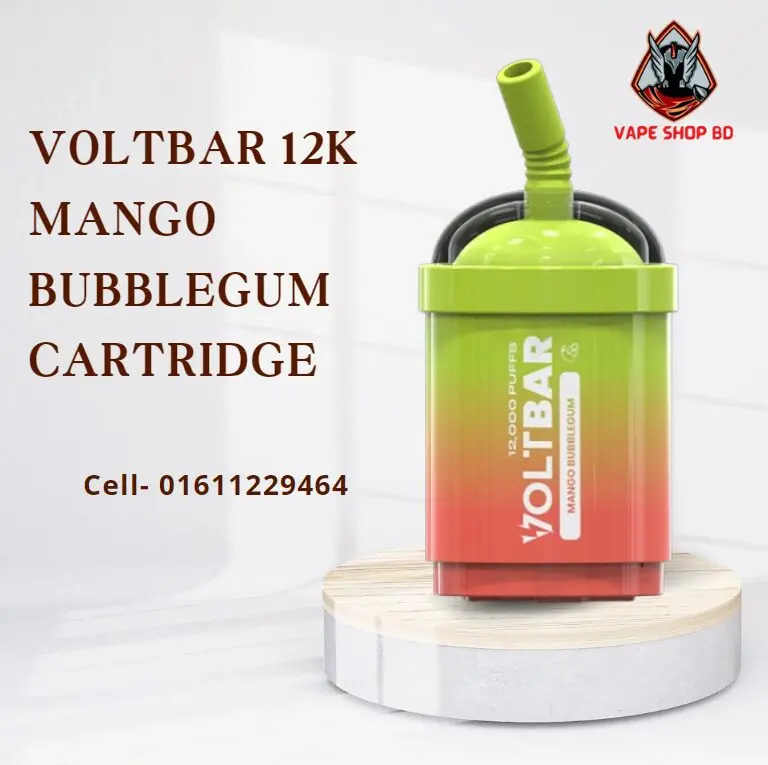 Voltbar 12k mango bubblegum cartridge Voltbar 12k mango bubblegum