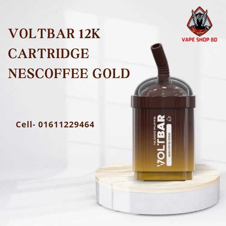 voltbar 12k cartridge nescoffee gold Voltbar 12k Nescofee Gold