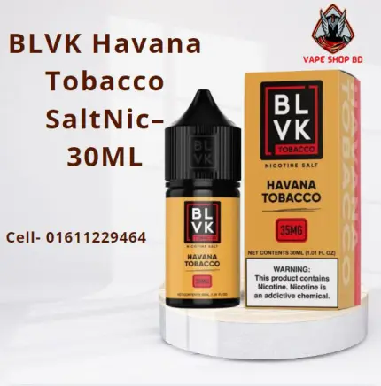 BLVK Havana Tobacco Salt Nic – 30ML