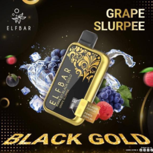 Elfbar raya d1 black & golden grape slurpee price