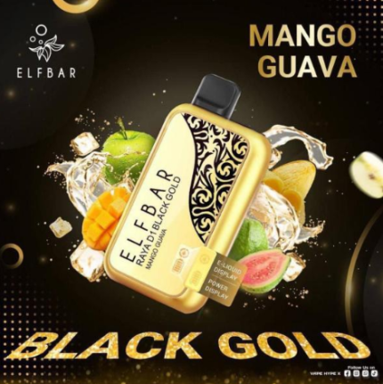 Elfbar Raya D1 Black Gold Edition Mango Guava