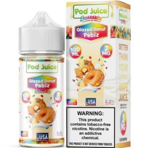 Pod Juice Glazed Donut Pebtz