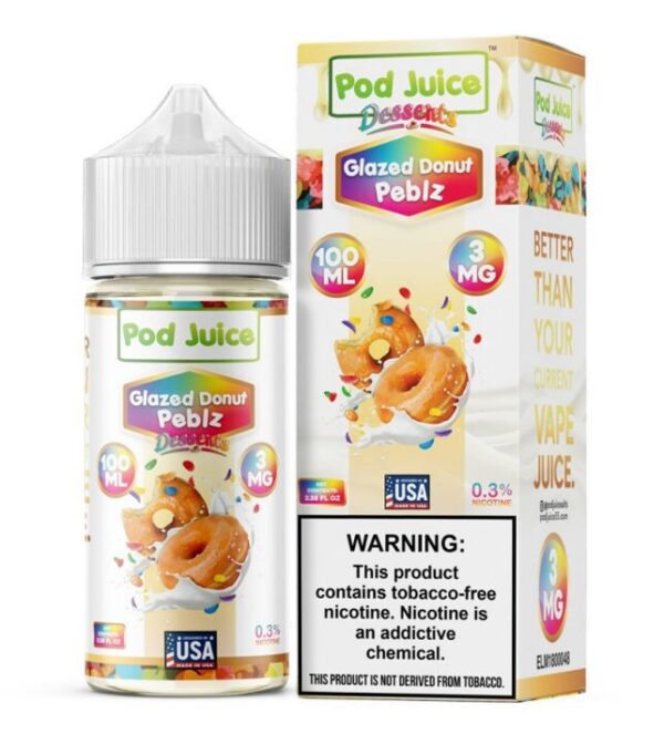 Pod Juice Glazed Donut Pebtz