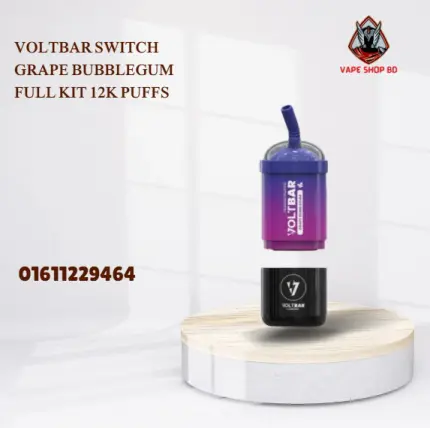 Voltbar Switch Grape Bubblegum Full Kit 12K Puffs