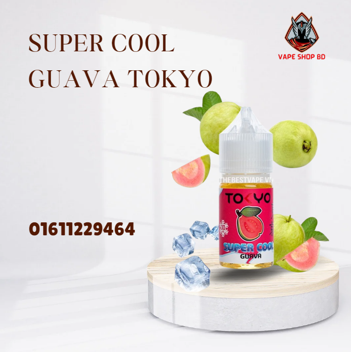Super Cool Guava Tokyo-Salt Nic- 30 ML Super Cool Guava Tokyo-Salt Nic- 30 ML