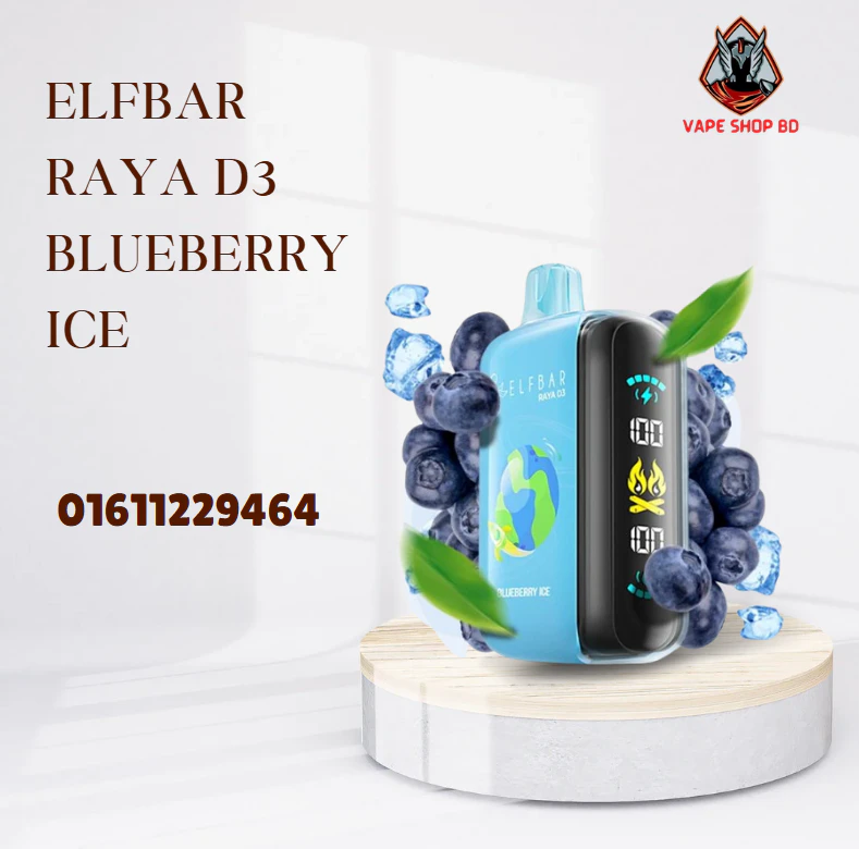 ELFBAR RAYA D3 BLUEBERRY ICE ELFBAR RAYA D3 BLUEBERRY ICE