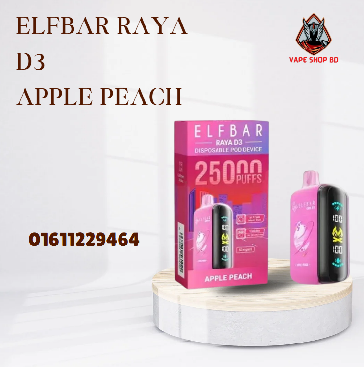 Elfbar Raya D3 Apple Peach Elfbar Raya D3 Apple Peach