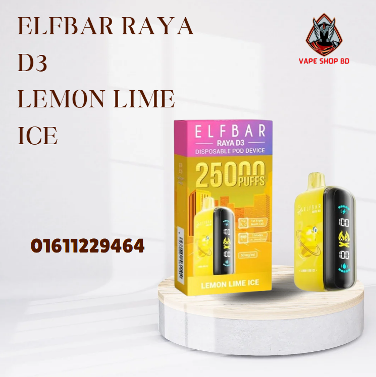 Elfbar Raya D3 Lemon Lime Ice Elfbar Raya D3 Lemon Lime Ice