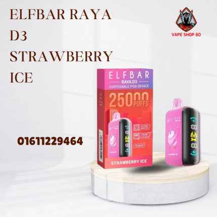 Elfbar Raya D3 Strawberry Ice