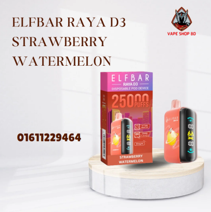 ELF-BAR RAYA D3 Strawberry Watermelon- 25000 Puffs
