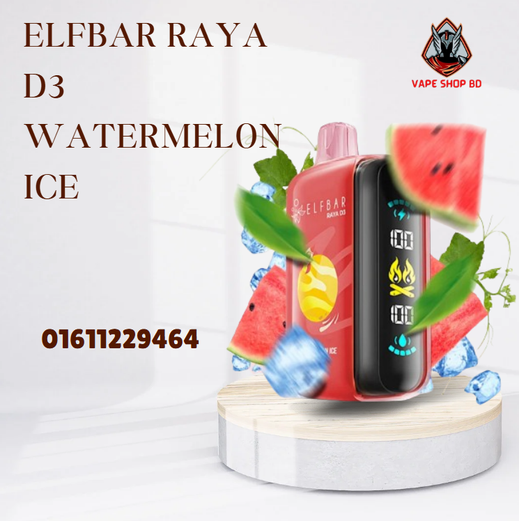 Elfbar Raya D3 Watermleon Ice Elfbar Raya D3 Watermelon Ice