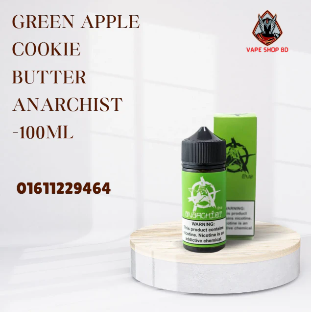 GREEN APPLE COOKIE BUTTER ANARCHIST -100ML GREEN APPLE COOKIE BUTTER ANARCHIST -100ML