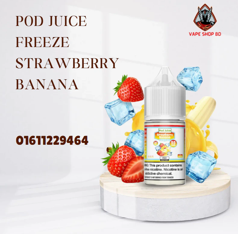 POD JUICE FREEZE STRAWBERRY BANANA salt POD JUICE FREEZE STRAWBERRY BANANA
