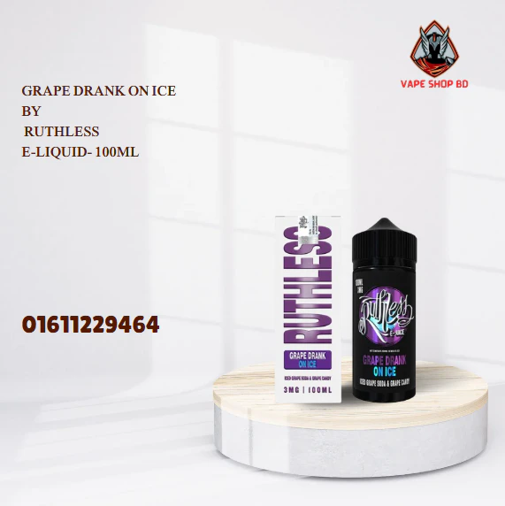 Grape Drank on Ice By Ruthless E-Liquid- 100ML Grape Drank on Ice By Ruthless E-Liquid- 100ML