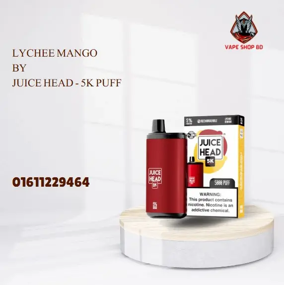 Lychee Mango By Juice Head - 5K Puff Lychee Mango By Juice Head - 5K Puff