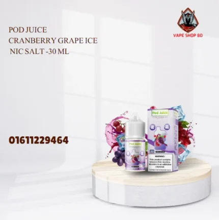 Pod Juice Cranberry Grape Ice Nic Salt 30 ML