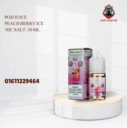Pod Juice Peach Berry Ice Nic Salt 30 ML