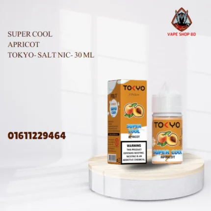 Super Cool Apricot Tokyo- Salt Nic- 30 ML