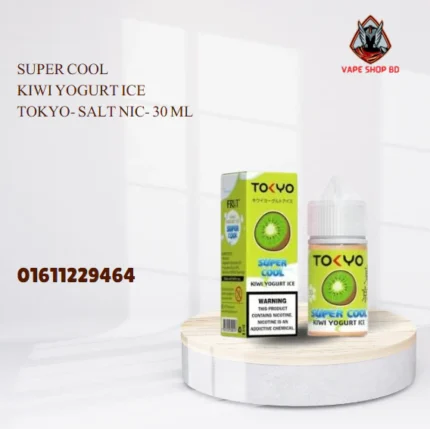 Super Cool Kiwi Yogurt Ice Tokyo- Salt Nic- 30 ML