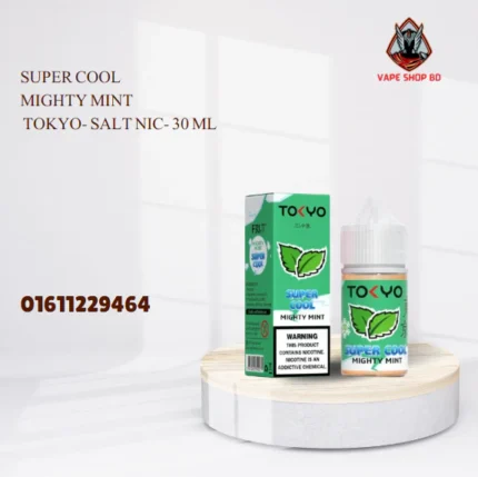Super Cool Mighty Mint Tokyo- Salt Nic- 30 ML