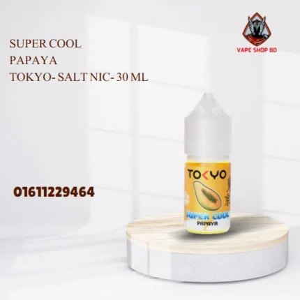 Super Cool Papaya Tokyo- Salt Nic- 30 ML