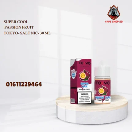 Super Cool Passion Fruit Tokyo- Salt Nic- 30 ML
