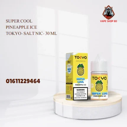Super Cool Pineapple Ice Tokyo- Salt Nic- 30 ML