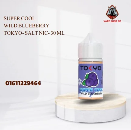 Super Cool Wild Blueberry Tokyo- Salt Nic- 30 ML