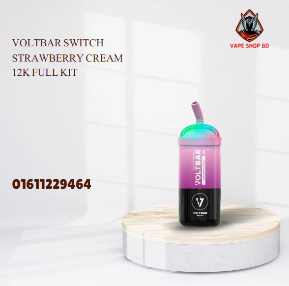 Voltbar Switch Strawberry Cream 12K Full Kit Voltbar Switch Strawberry Cream 12K Full Kit