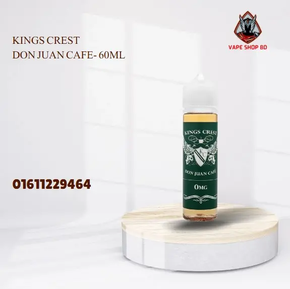 Kings Crest Don Juan Cafe- 60ML Kings Crest Cafe 60ML