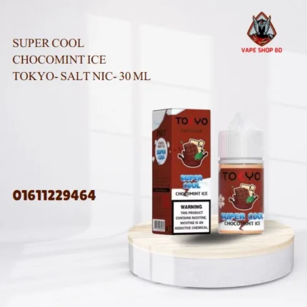 Super Cool Chocomint Ice Tokyo- Salt Nic- 30 ML