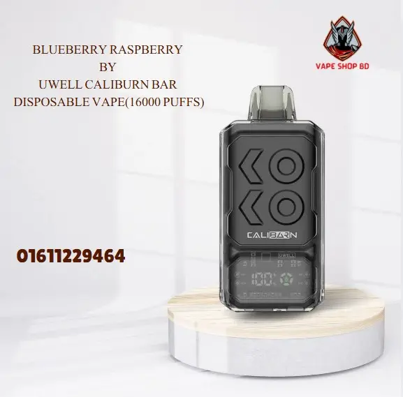 BLUEBERRY RASPBERRY BY UWELL CALIBURN BAR DISPOSABLE VAPE(16000 PUFFS) BLUEBERRY RASPBERRY BY UWELL CALIBURN BAR DISPOSABLE VAPE(16000 PUFFS)