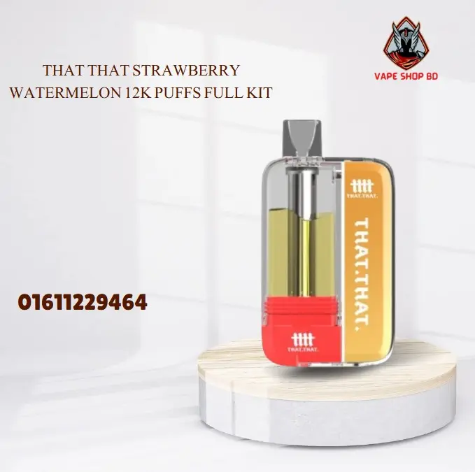 That That Strawberry Watermelon 12K Puffs Full Kit Disposable Vape That That Strawberry Watermelon 12K Puffs Full Kit