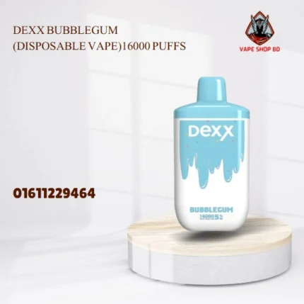 Dexx Bubblegum (Disposable Vape)16000 Puffs