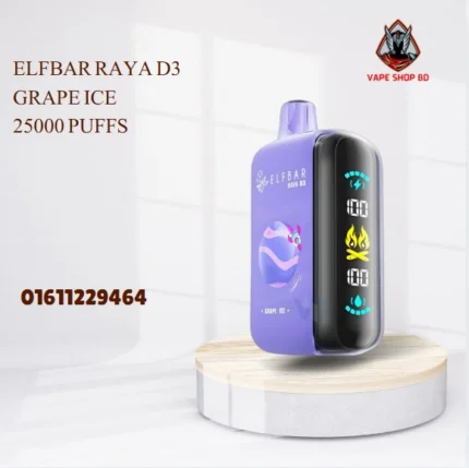 ELFBAR RAYA D3 Grape Ice- 25000 Puffs-Disposable Vape