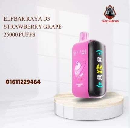 ELFBAR RAYA D3 Strawberry Grape