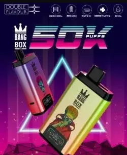 Bang Box 50000 Puffs Dual Flavor Disposable Vape. Bang Box 50000 Puffs Dual Flavor Disposable Vape.