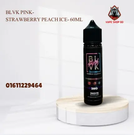 BLVK PINK- Strawberry Peach Ice- 60ML