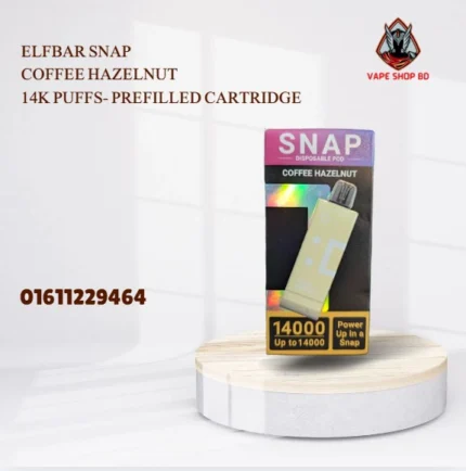 Elfbar Snap Coffee Hazelnut 14K Puffs- Prefilled Cartridge