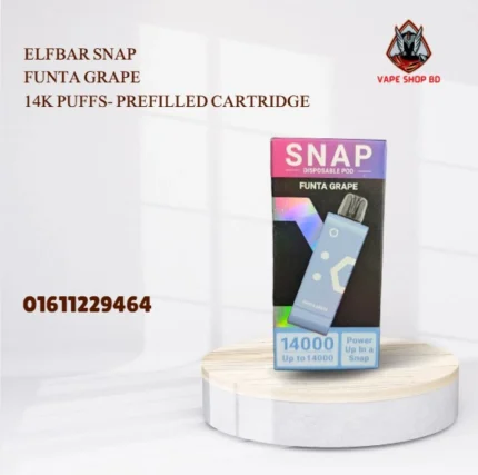 Elfbar Snap Funta Grape 14K Puffs- Prefilled Cartridge