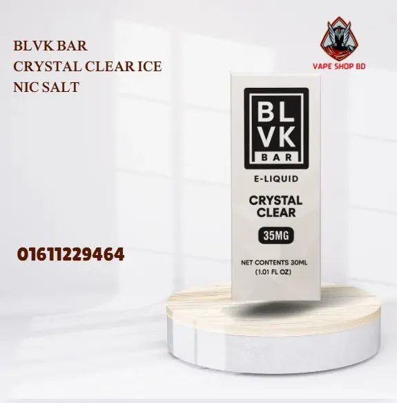 BLVK BAR Crystal Clear Ice Nic Salt BLVK BAR Crystal Clear Ice Nic Salt
