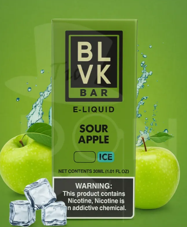 BlVK Sour Apple Ice Salt Nic BlVK Sour Apple Ice Salt Nic