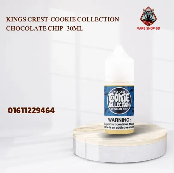 Kings Crest-Cookie Collection Chocolate Chip- 30ml Kings Crest-Cookie Collection Chocolate Chip- 30ml