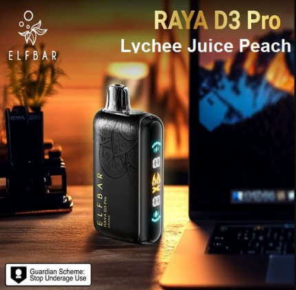Elfbar Raya D3 Pro Lychee Juicy Peach